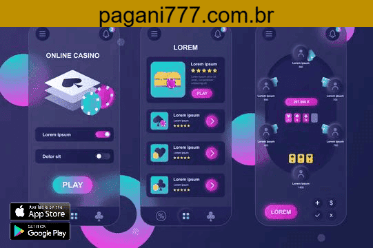 PAGANI777 App Mobile - Android e iOS